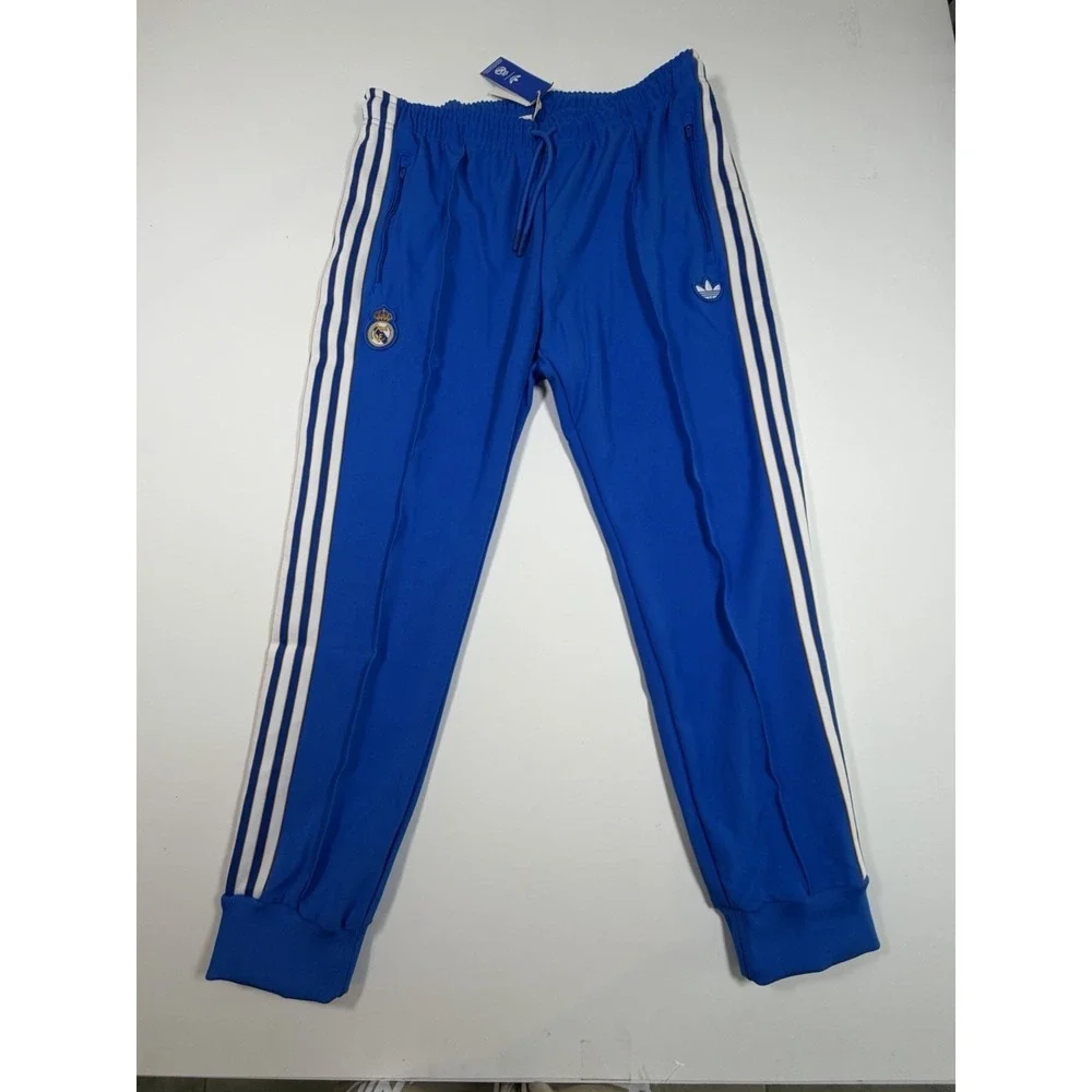 Adidas Real Madrid Terrace Icons Track Pants Blue Men's XL JN3057 NWT